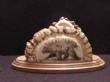 Crown Antler Business Card Holder With Scrimshaw