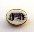 Scrimshaw Brooch